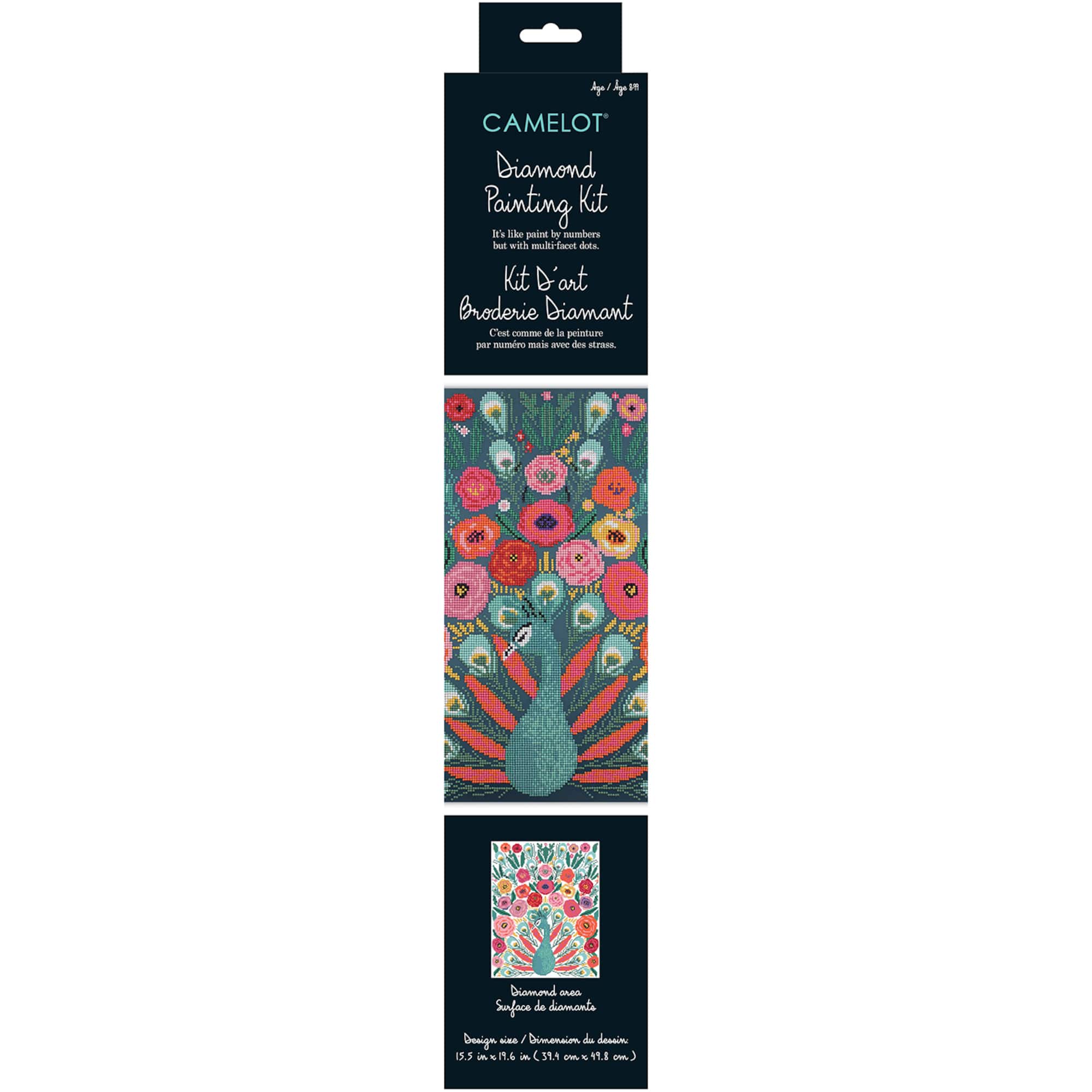 Camelot® Dots Fabulous Feathers Diamond Painting Kit